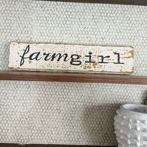 Farmhouse style sign